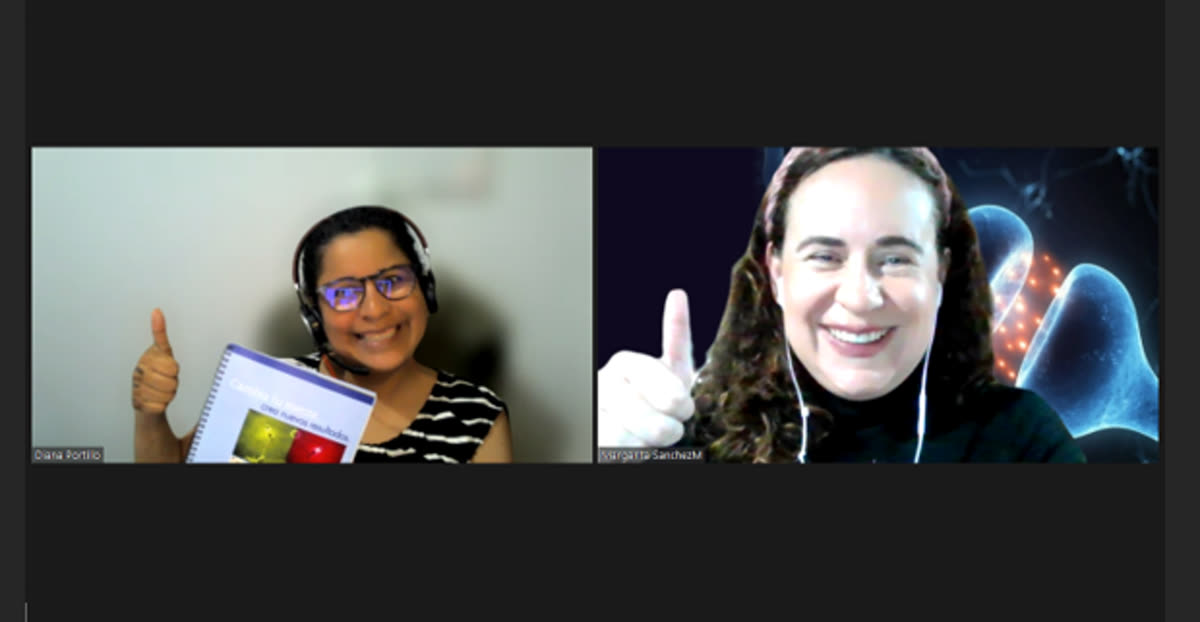 Sesión virtual con Diana Portillo, 2022